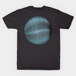 Wavy blue skeletal mandala T-Shirt